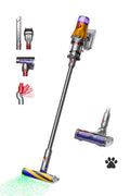 Dyson V12 Detect™ Slim Absolute vacuum in Yellow/Nickel