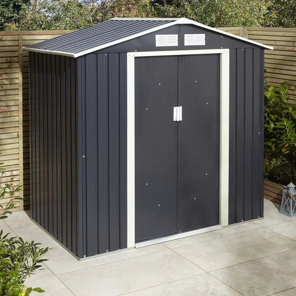 6x4 Trentvale Metal Apex Shed