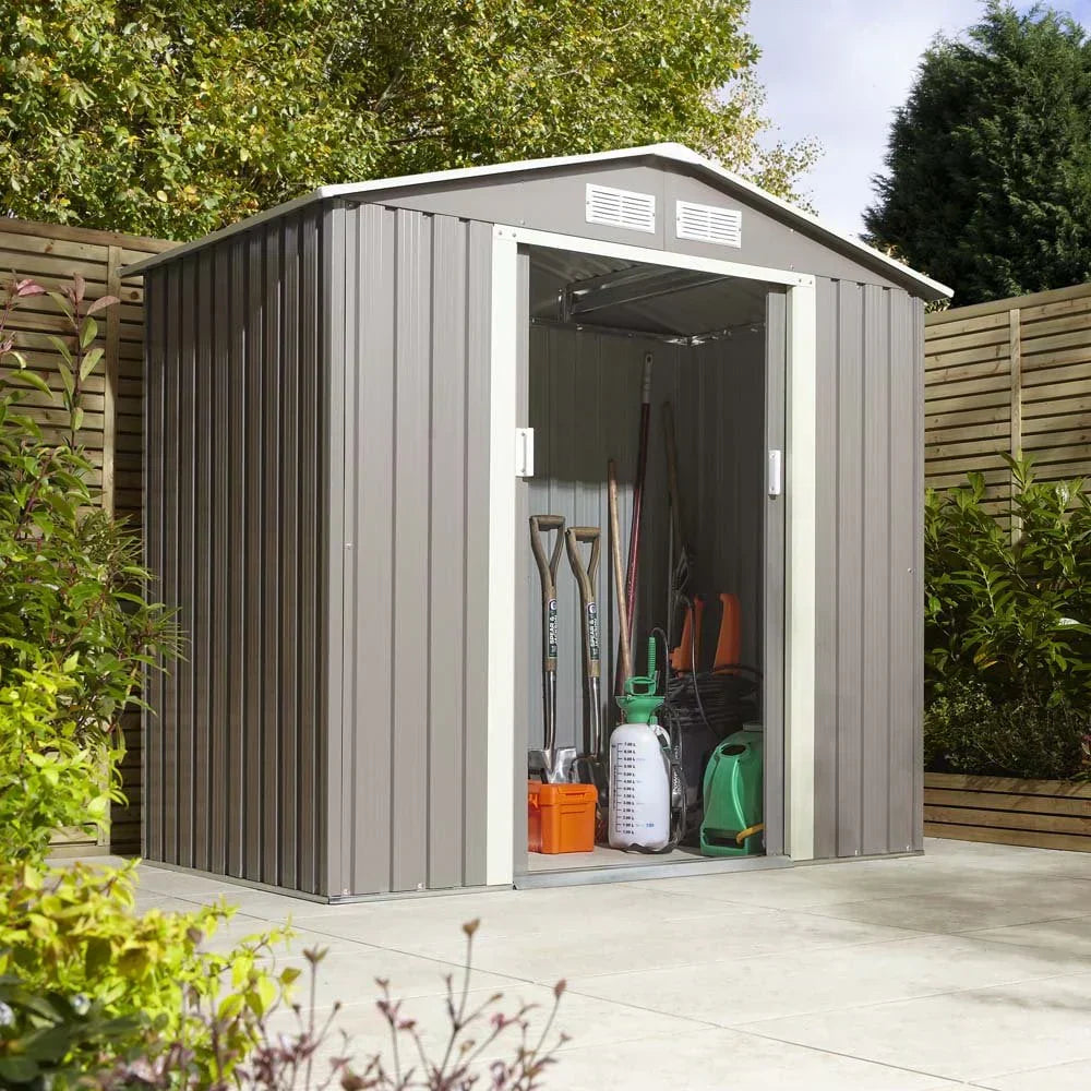 6x4 Trentvale Metal Apex Shed