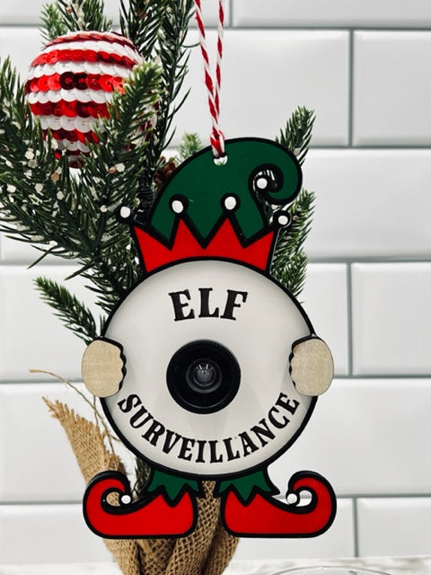 Elf Surveillance Ornament