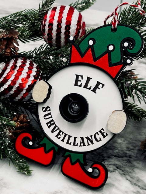 Elf Surveillance Ornament