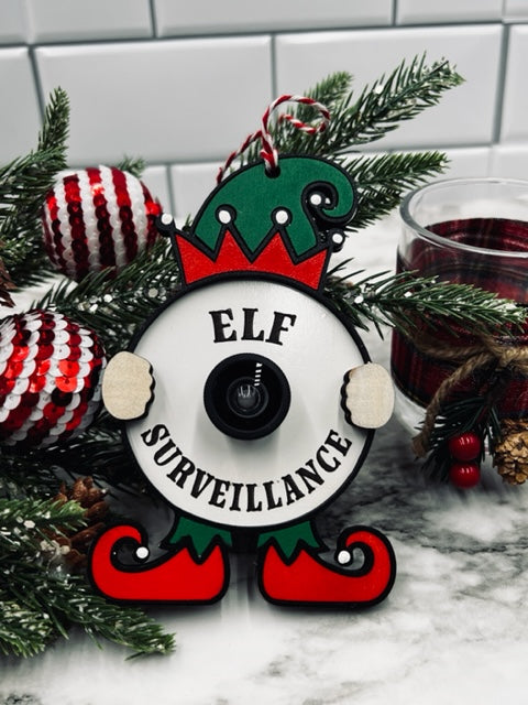 Elf Surveillance Ornament