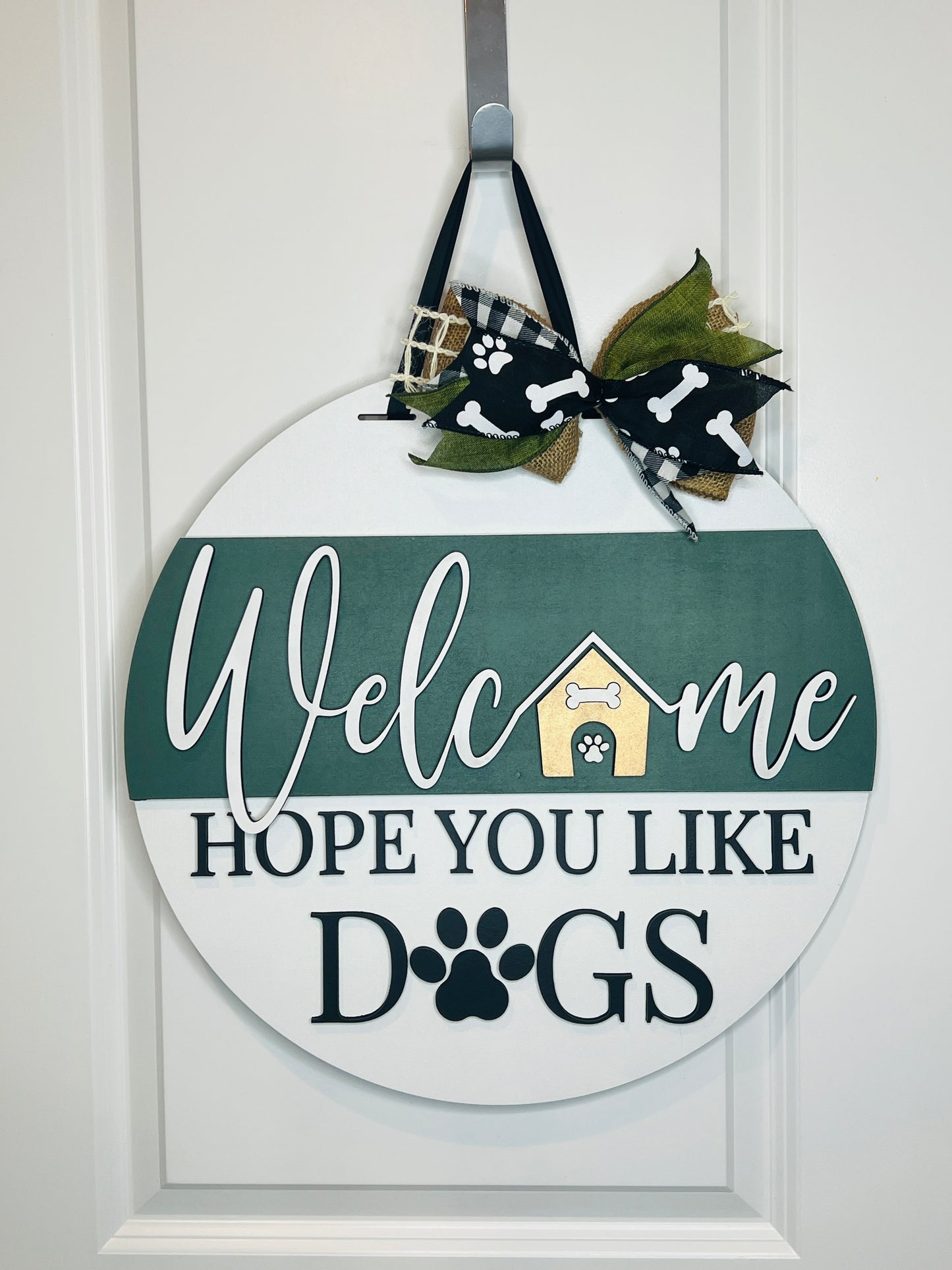 Hope you like Dogs 16" door hanger