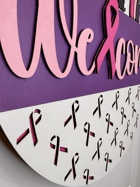 Breast Cancer Awareness Door hanger