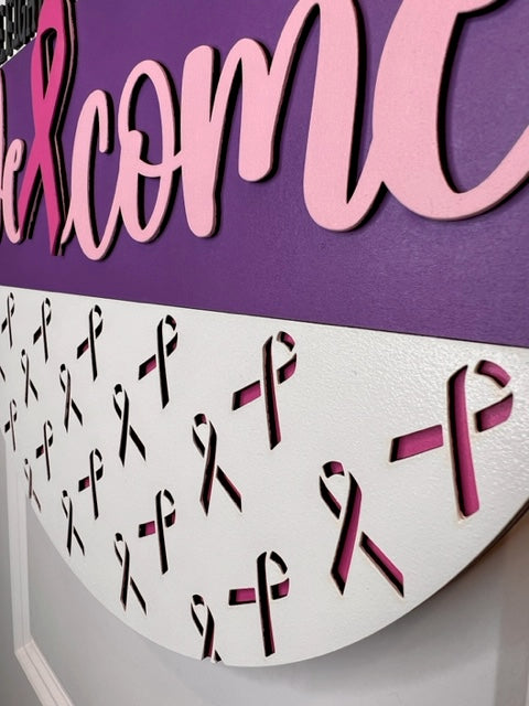 Breast Cancer Awareness Door hanger